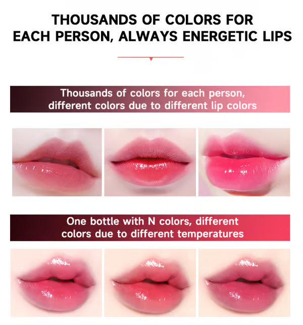 Transferproof Color-Changing Lipstick💄CrystalClear Color Alchemy 💋 Auto-Tints on Contact!
