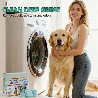 🔥Eco-Friendly Washing Machine Cleaner Fights Pet Odors & Hair Build-Up for Fresh Clean Machines